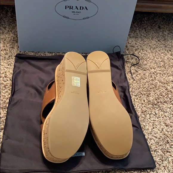 New!!!!!! Original Prada Calzature Donna Wedge! - Picture 3 of 5